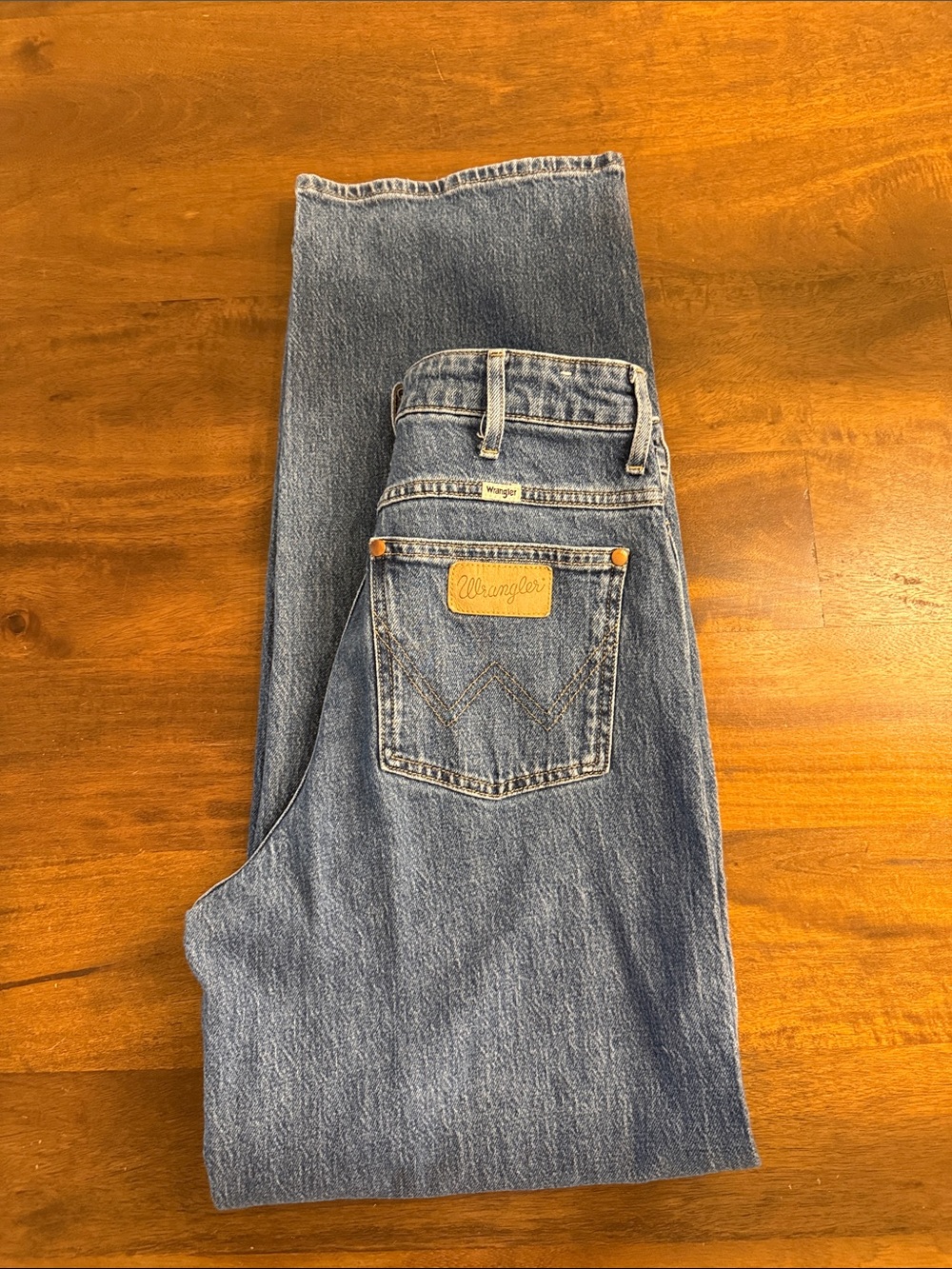 Wrangler barrel Jeans - Classic Blue Denim